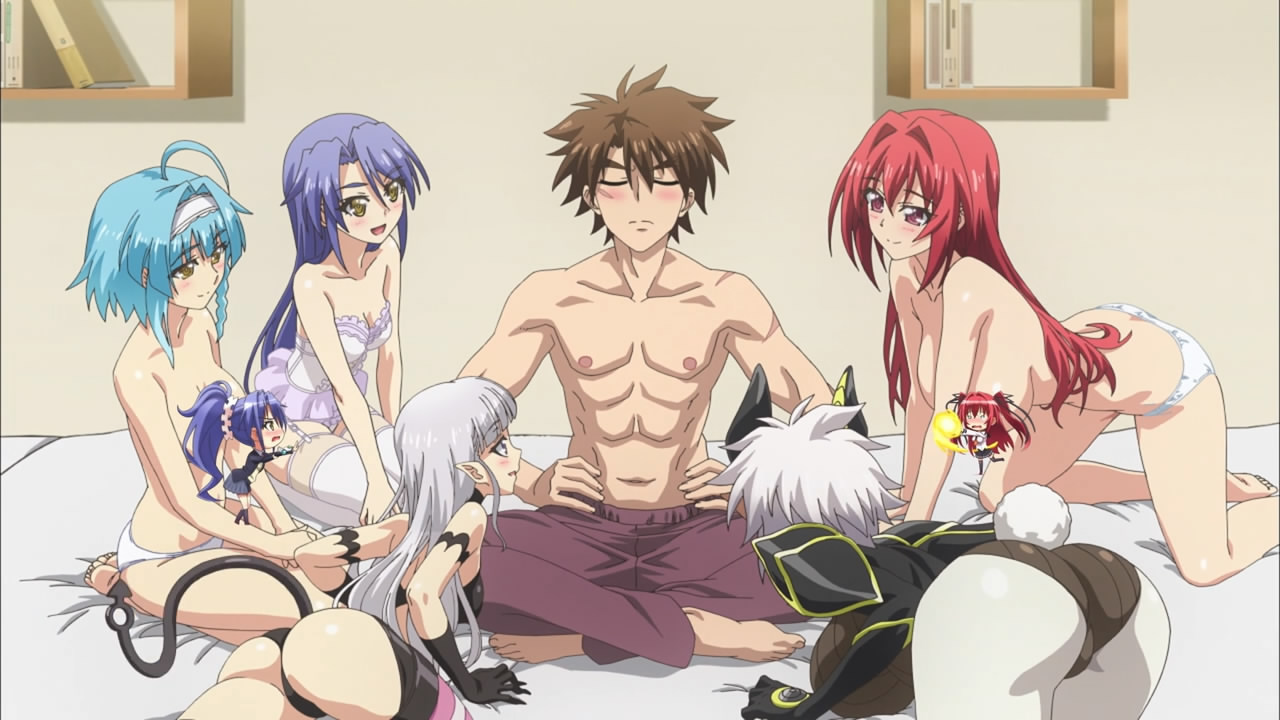 Shinmai Maou No Testament Burst Episode 10 Fanservice Review Fapservice