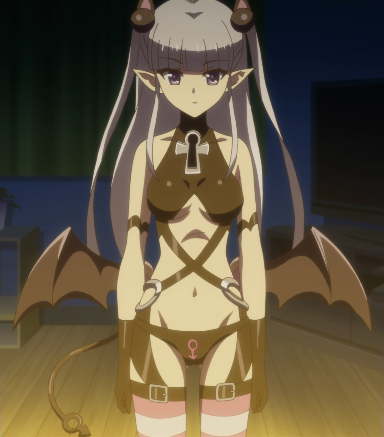 Shinmai Maou no Testament fanservice review episode 09 