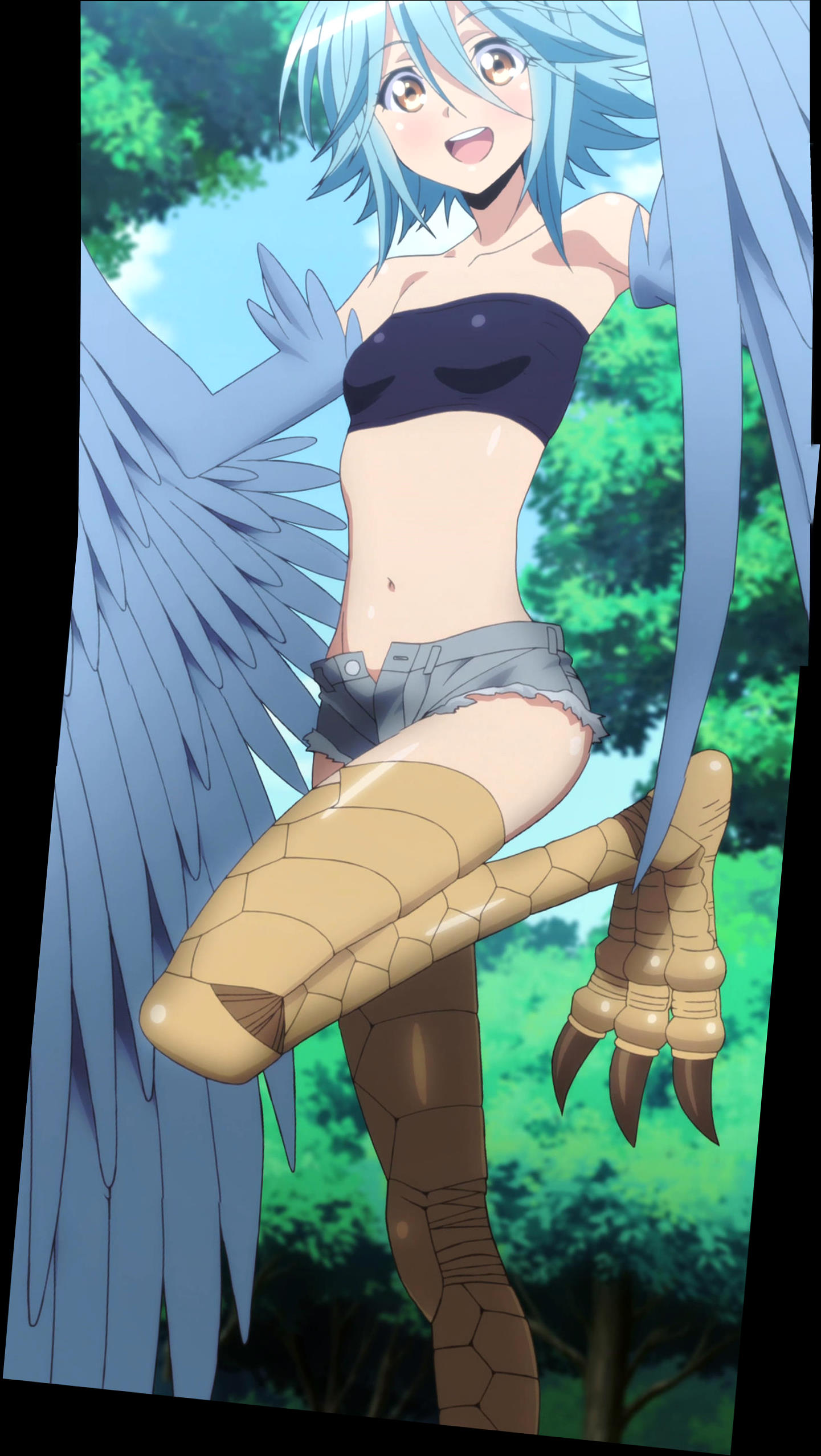 Monster Musume no Iru Nichijou fanservice review episode 02 – Fapservice