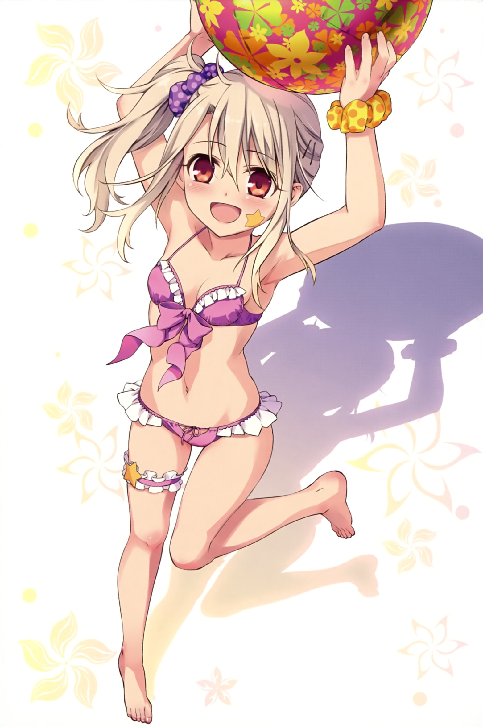 yande.re 296785 bikini cleavage fate_kaleid_liner_prisma_illya fate_stay_night garter hiroyama_hiroshi illyasviel_von_einzbern swimsuits type-moon