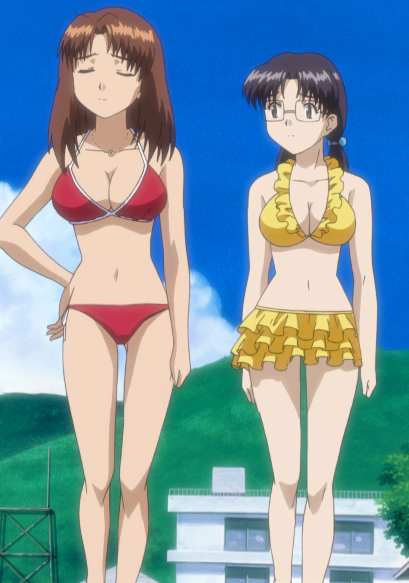 Okusama wa Joshikousei eps 11+12 img 07 stitch