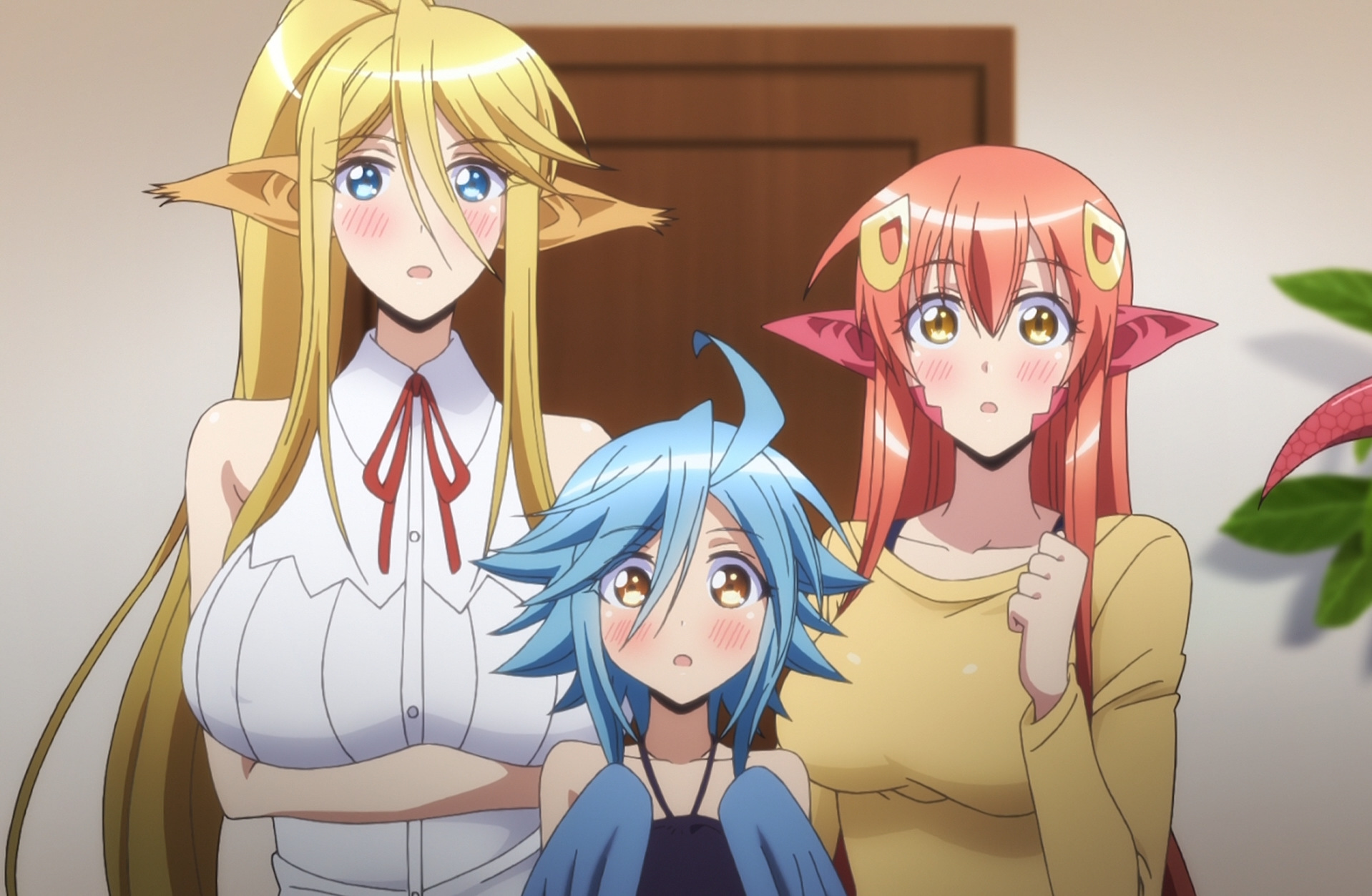 Повседневные монстры. Кимихито Курусу Ламия. Monster Musume no Iru Nichijou. Центория Шианус.