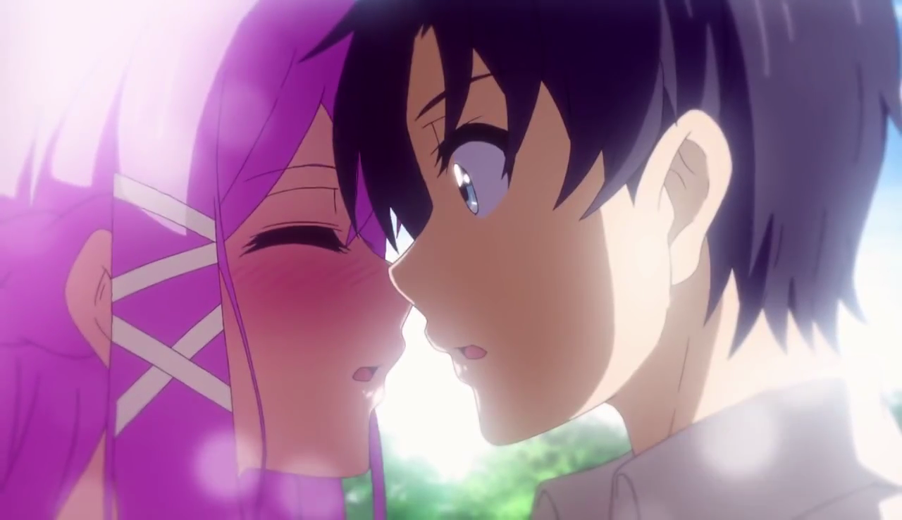 Cupid's chocolate kiss