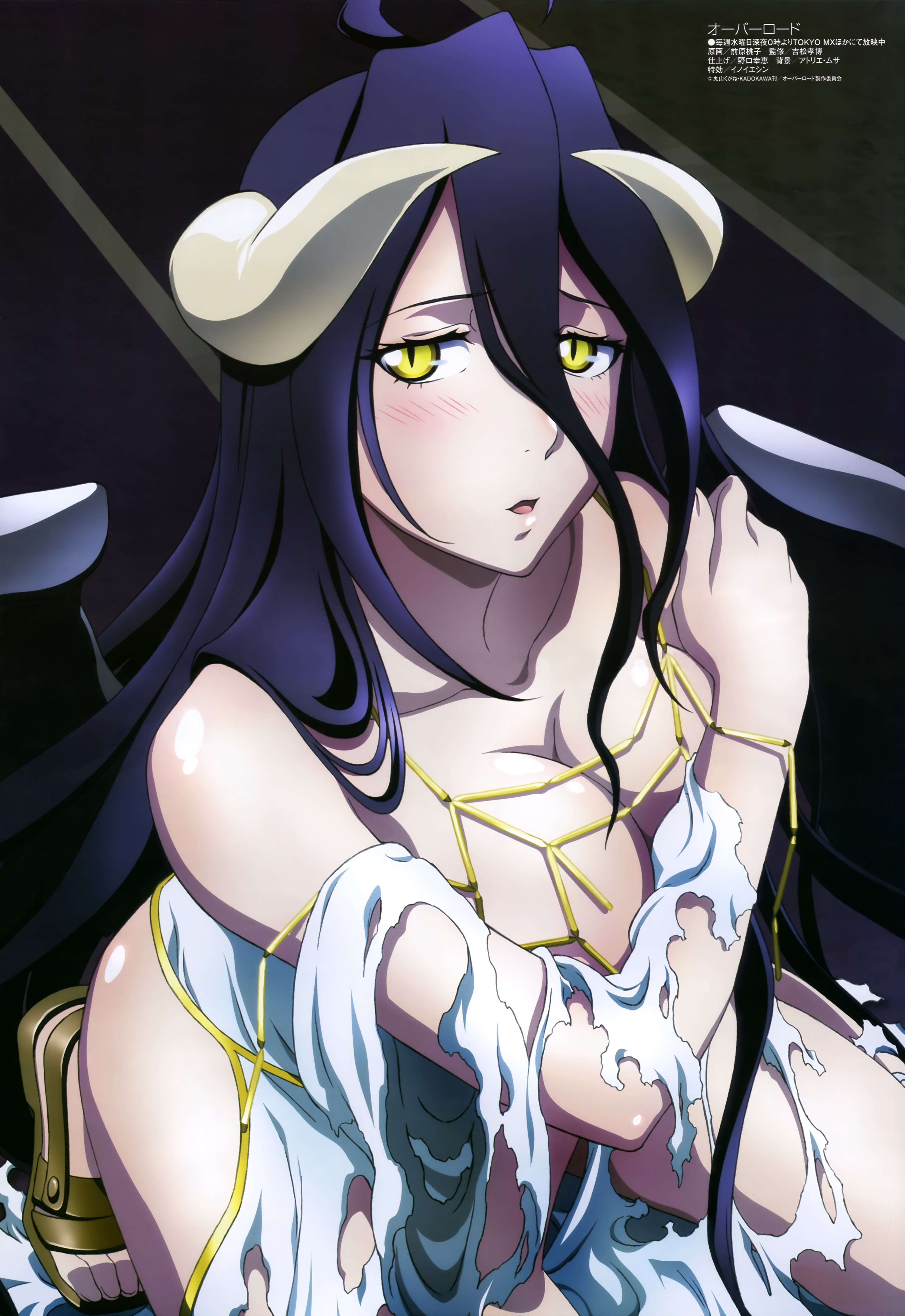 yande-re-329461-albedo_overlord-breast_hold-cleavage-dress-horns-maehara_momoko-overlord-torn_clothes-wings