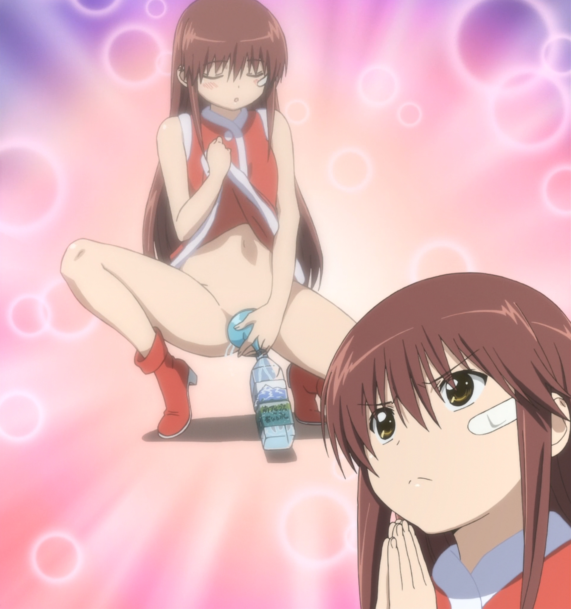 Anime golden shower - <b>Kiss</b> x Sis OVA Review Episode 2 , 二 次 エ ロ)雌 犬 ポ-ズ で 恥...