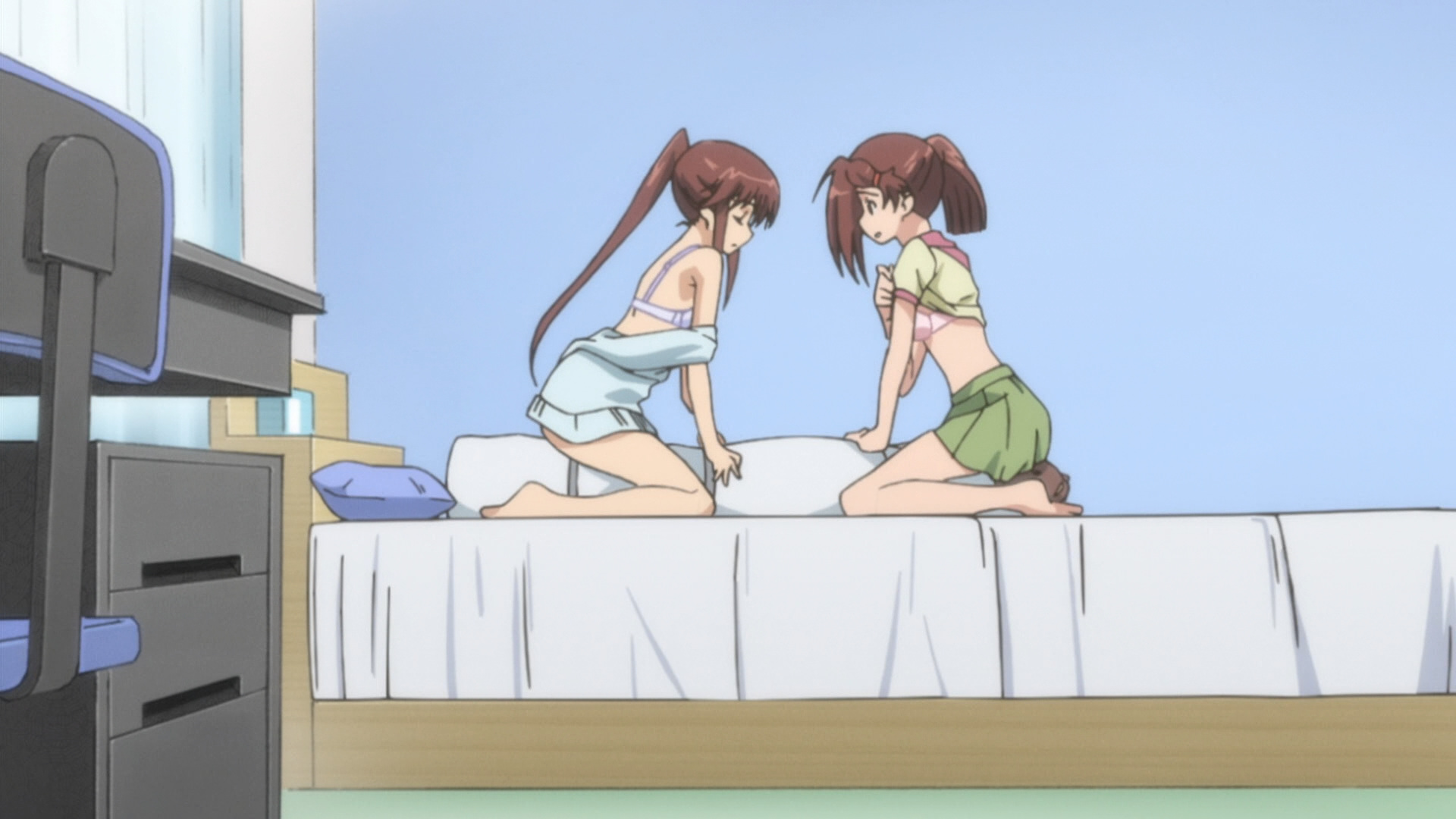 Anime lesbians humping