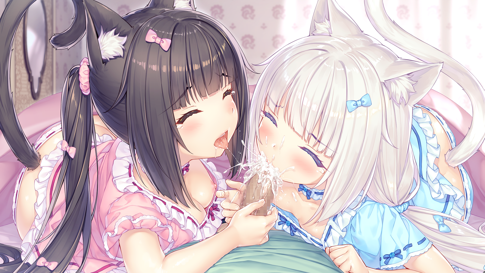 Nekopara yuri hentai фото 17